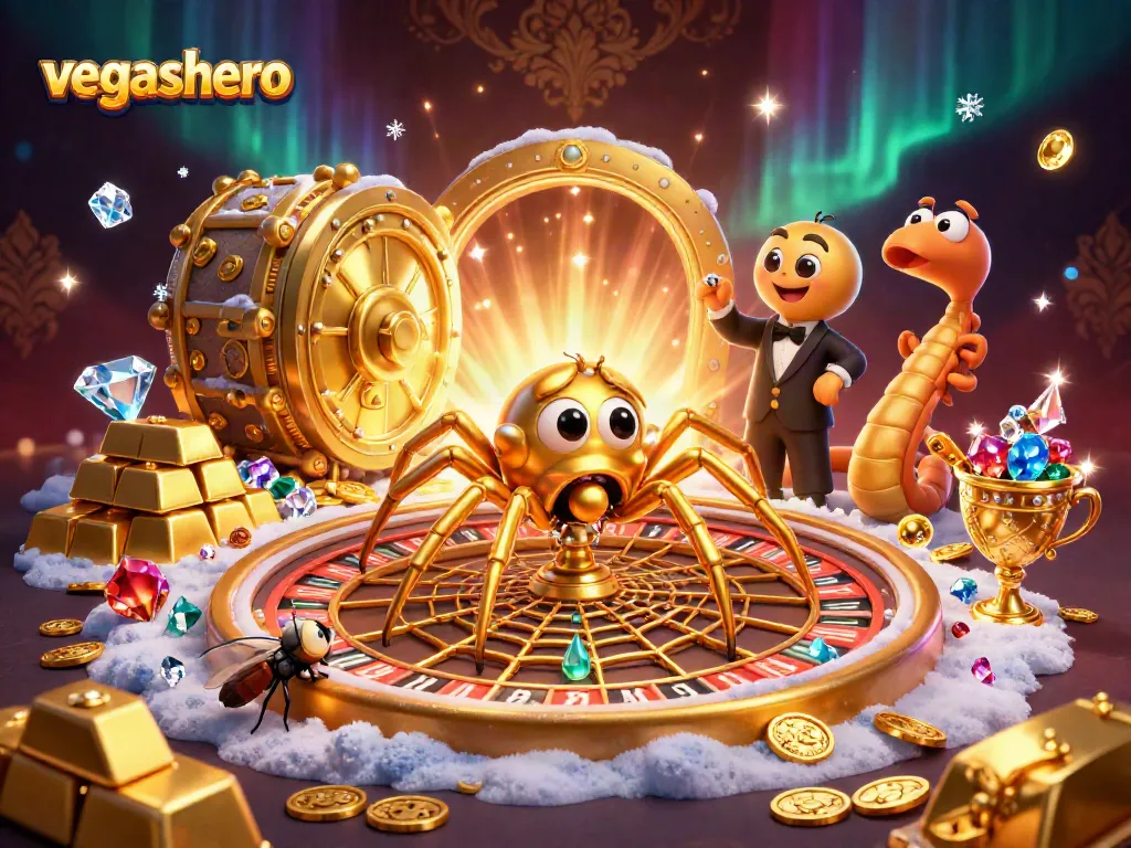 Engage with vegashero's vibrant casino experience through thrilling roulette, games, and treasure.
