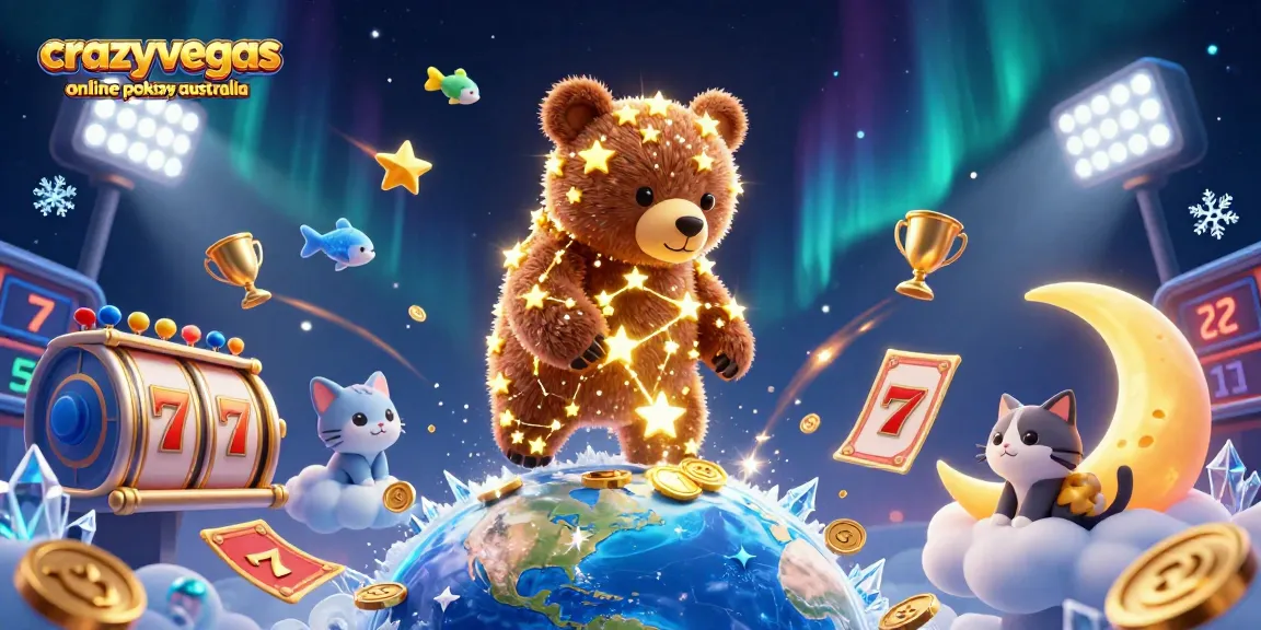 Experience thrilling wins with crazyvegas online pokies australia, featuring colorful characters and slot elements in action.